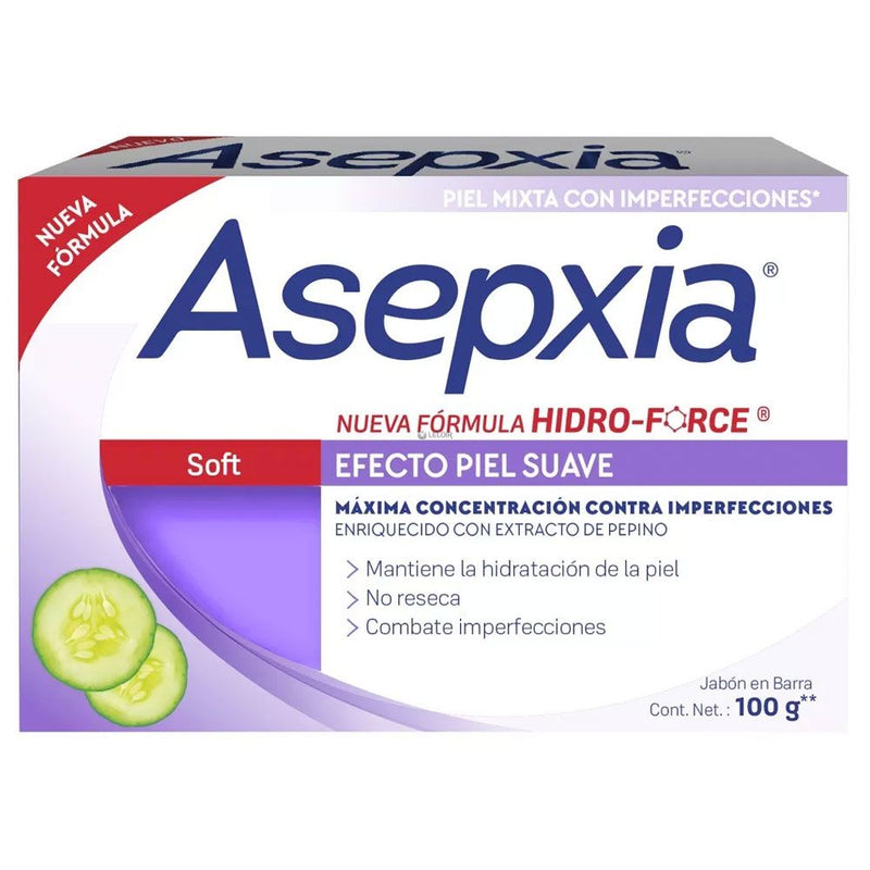 Jabón Asepxia Soft X 100 Gramos