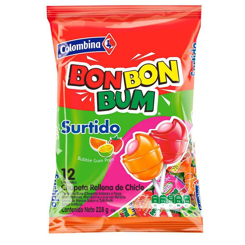 Bon Bon Bum  Surtido X 24 Unidades