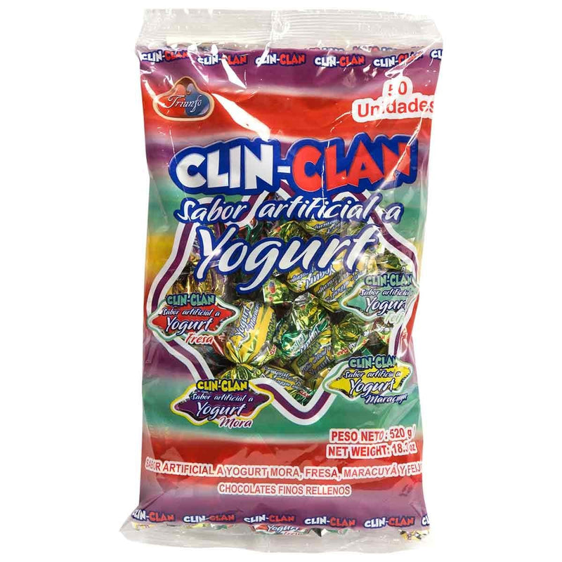 Dulce Clin Clan Yogurt Triunfo X 50 unidades