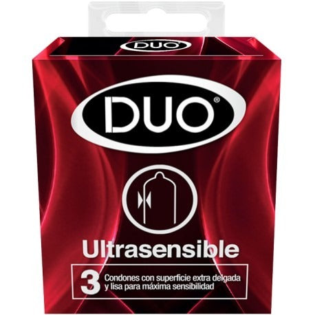 Condon Duo Ultrasensible Caja X 3 Unidades