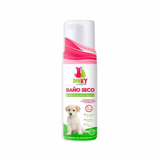 Baño Seco Dinky para Cachorros X 200 Ml