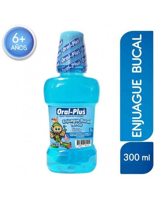 Enjuague Bucal Oral Plus Niños X 300 ml