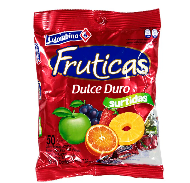 Dulce Fruticas Surtidos X 100 Unidades