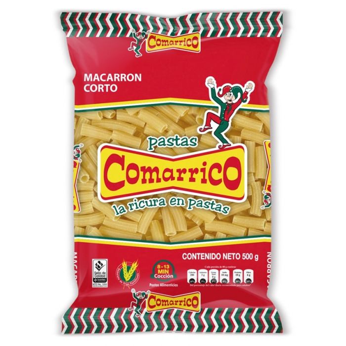 Macarrón Corto Comarrico X 250 Gramos