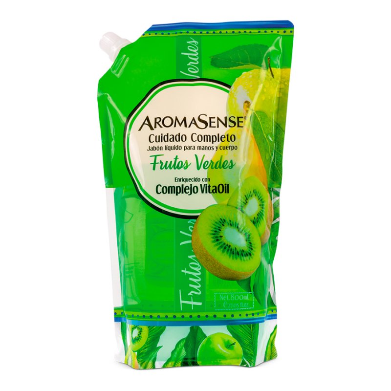 Jabón Aromasense Frutos Verdes X 400 Ml