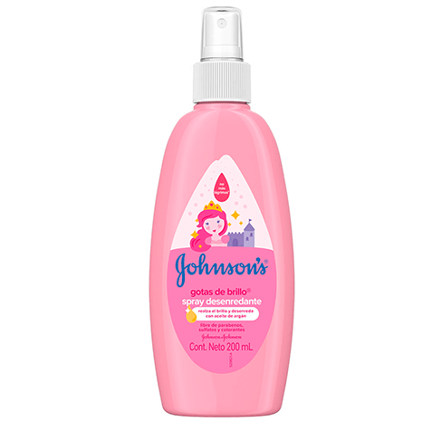 Desenredante Spray Gotas de Brillo Johnsons X 200 Ml