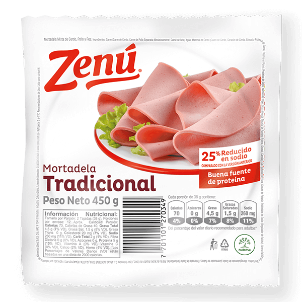 Mortadela Tradicional Zenú