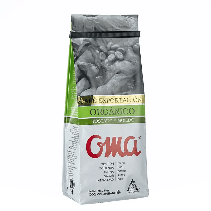 Café Orgánico Oma X 250 Gramos