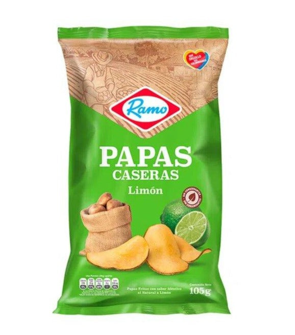 Papas Caseras Limón Ramo X 105 Gramos