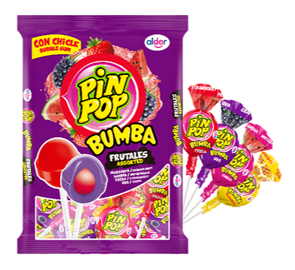 Chupetas Pin Pop Bumba X 24 Unidades