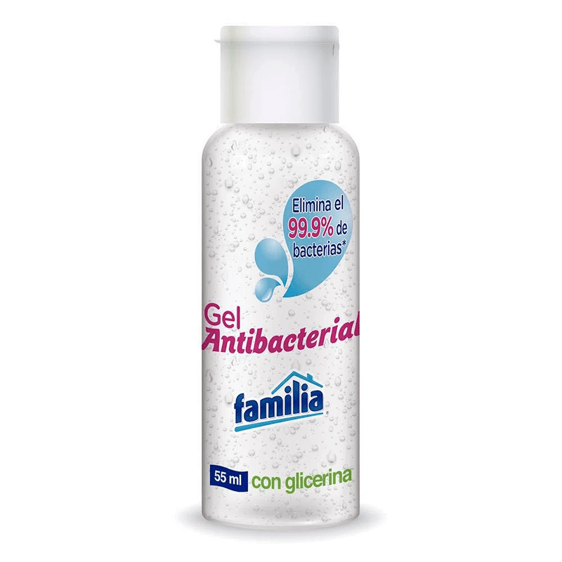 Gel Antibacterial Familia X 55 Ml