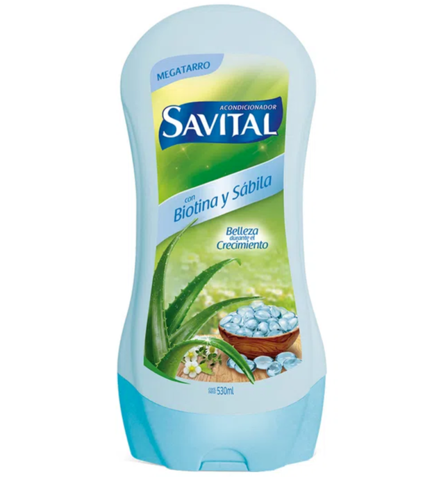 Acondicionador Savital Con Biotina y Sábila X 530 Ml