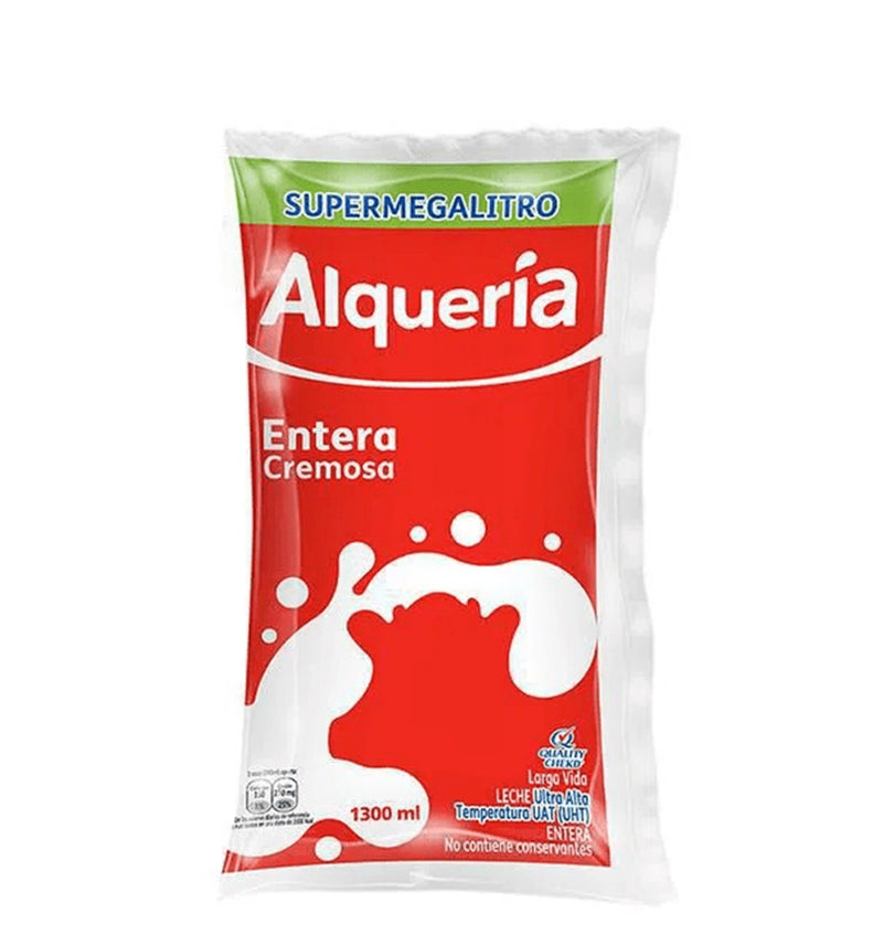 Leche Entera Alqueria SuperMegalitro X 1300 ml