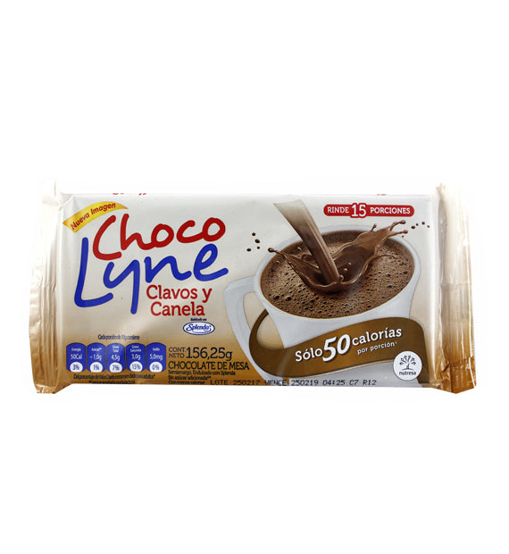 Chocolate Choco Lyne Clavos y Canela X 156 Gramos