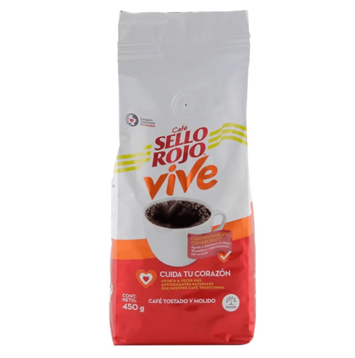 Café Sello Rojo Vive X 450 Gramos