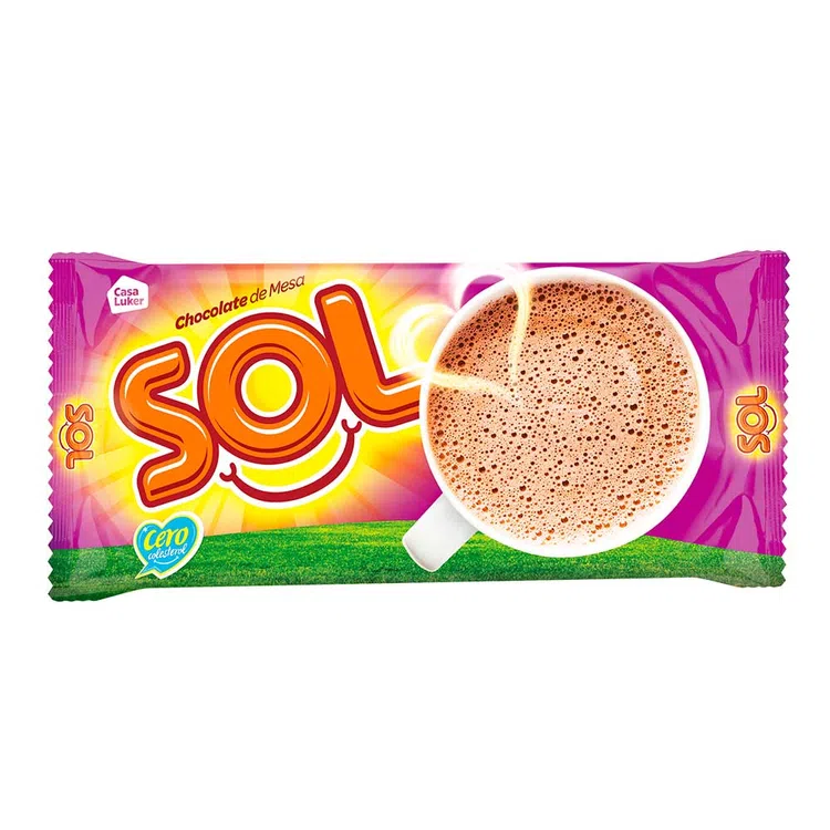 Chocolate Sol Sin Azúcar X 125 Gramos