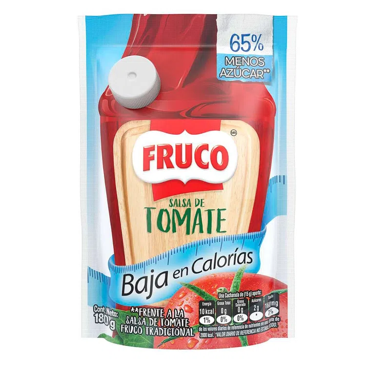 Salsa de Tomate Fruco Baja en Calorias X 180 Gramos