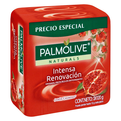 Jabón Palmolive Intensa Renovación 120 Gramos X 3 Unidades