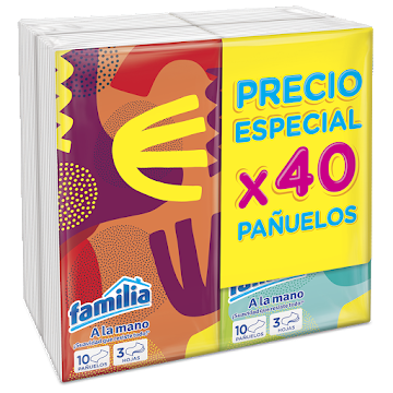 Pañuelos Familia Bolsillo X 40 Unidades Precio Especial