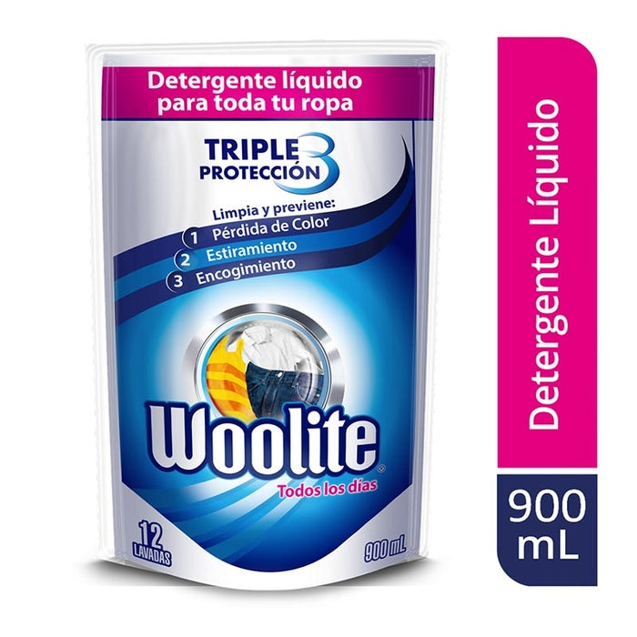 Detergente Liquido Woolite Todos los Dias X 900 Ml