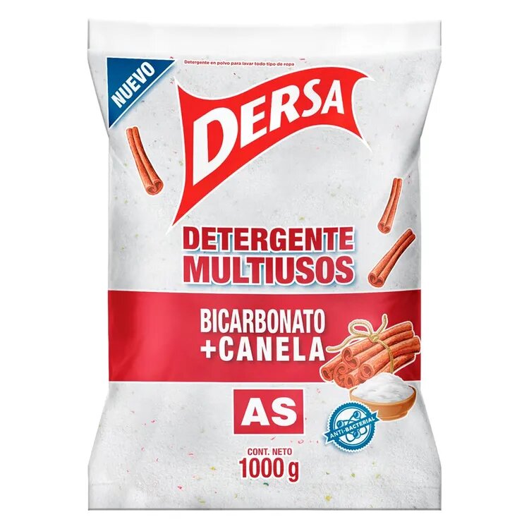 Detergente Dersa Multiusos Bicarbonato + Canela X 2000 Gramos