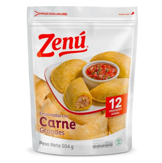 Empanadas con Carne Grande Zenu X 12 Unidades